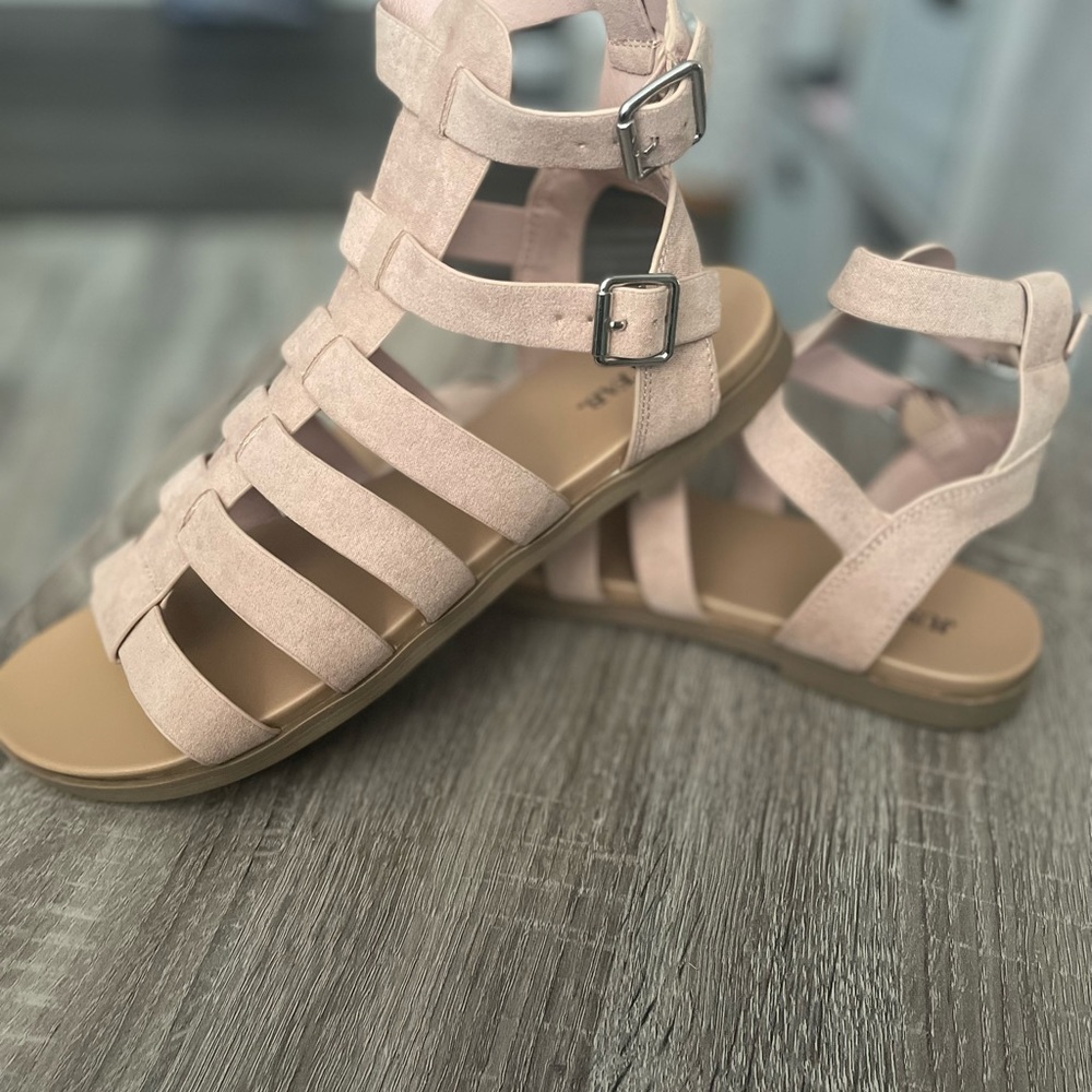JustFab Gladiator Flat Sandals